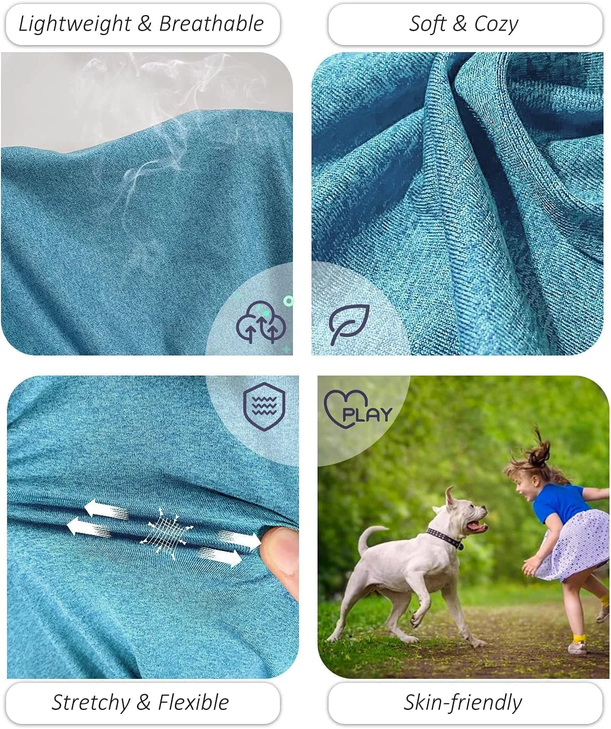 2 Pack Dog Shirts, Quick Dry Lightweight Dog T-Shirts Sleeveless Vest, Breathable Pet Clothes Tank Top for Large Medium Dogs, Mint Blue Orange Yellow (L)