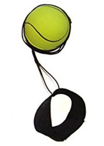 24 x SPONGE RUBBER HIGH BOUNCE RETURN BALL Wrist Strap Elastic String HOT