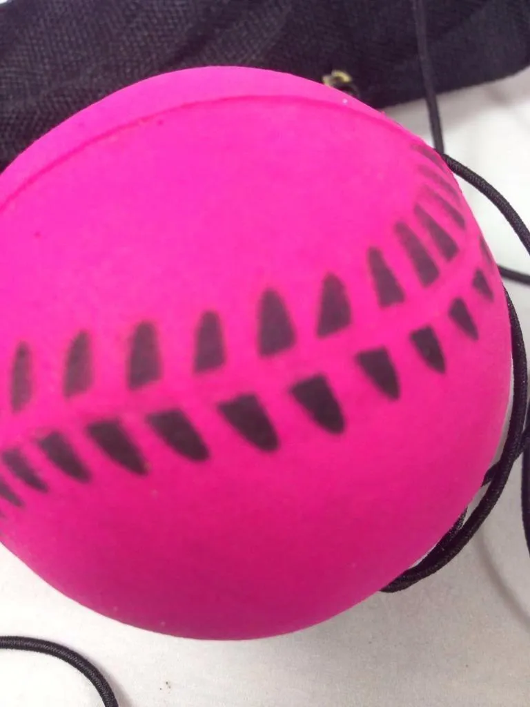 24 x SPONGE RUBBER HIGH BOUNCE RETURN BALL Wrist Strap Elastic String HOT