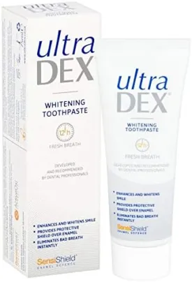 6 x UltraDex Recalcifying & Whitening Toothpaste 75ml