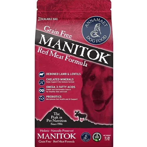 Annamaet Grain-Free Manitok Red Meat Formula Dry Dog Food