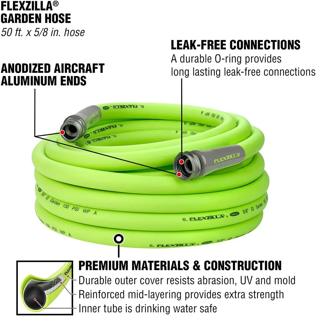 BLACK DECKER Cat Repellent Outdoor Water Blaster Jet Spray   Flexzilla Garden Hose 5/8 in. x 50 ft