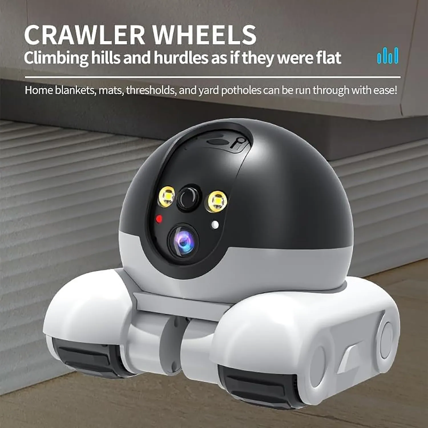 Blinky Bot Camera, Blinky Bot Pro Robot Camera, Patrol Buddy Pet RobotCamera, 1080p Hd Wi-Fi Mobile PetCameras with Dual-Lens, App Control, 2 Way Audio, Night Vision (32G)