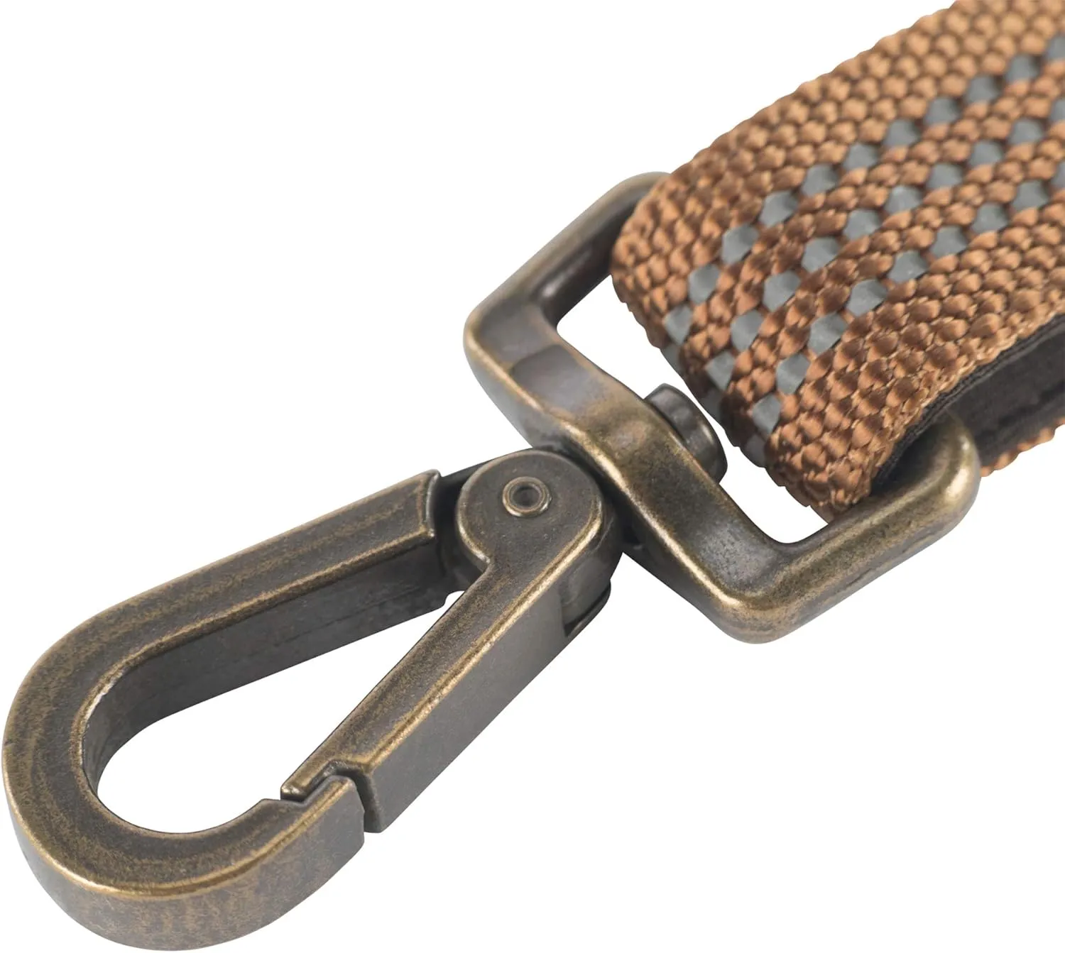 Carhartt Shock Absorbing Dog Leash Carhartt Brown/Brushed Brass