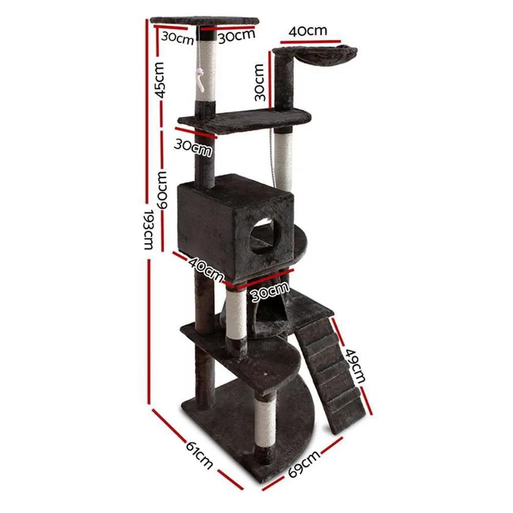 Cat Tree 193cm Post Scratcher Tower