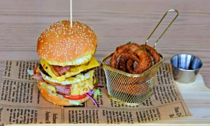 Choice of Any Burger with Side for 2, 4, or 6 at The Wing and Burger Bar