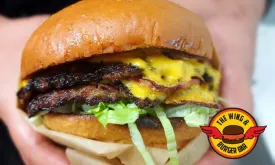 Choice of Any Burger with Side for 2, 4, or 6 at The Wing and Burger Bar