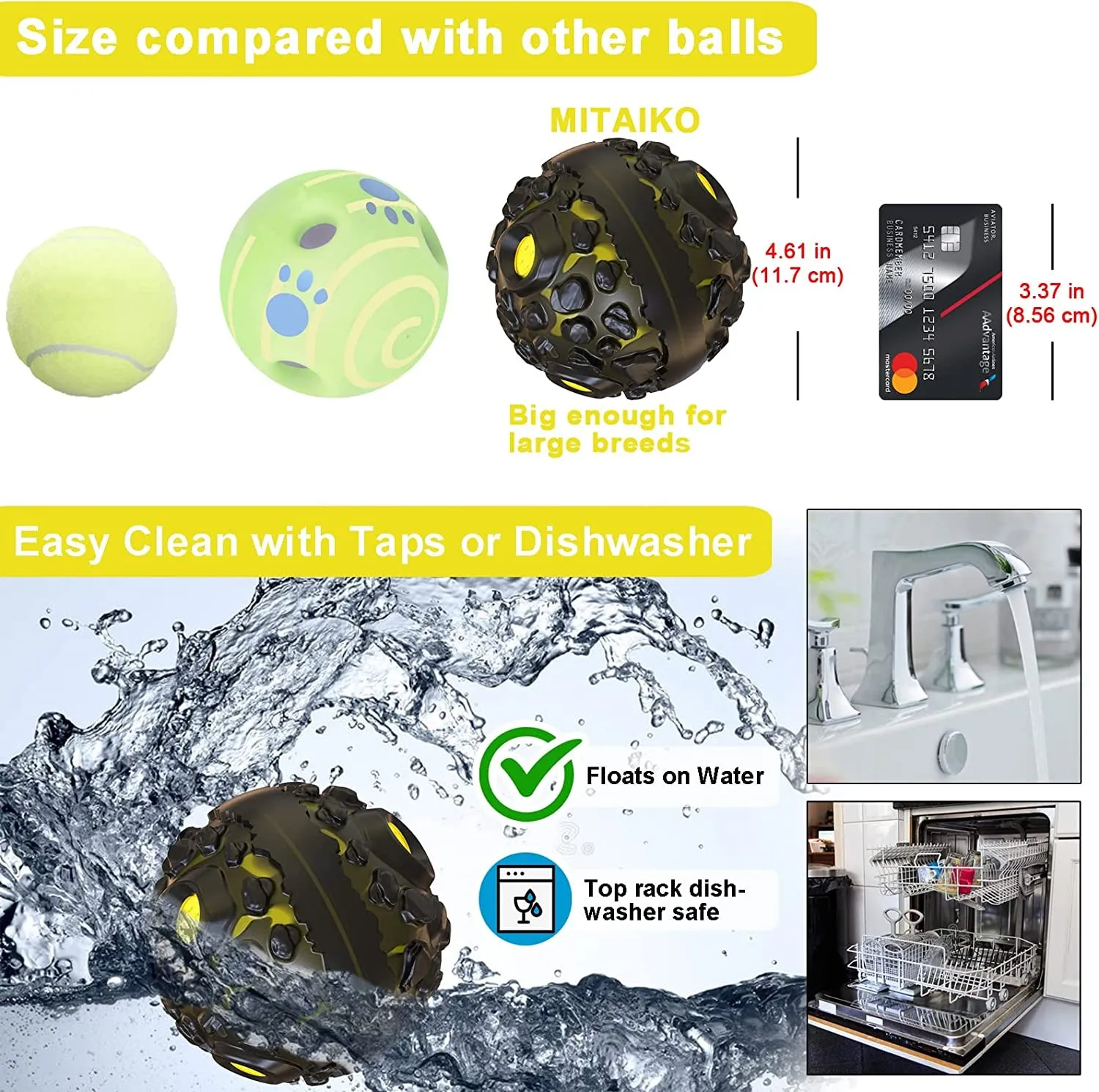 Dog Ball Aggressive Chewers Toys