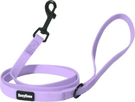 Dog Leash with Electroplated Black Hardware, Lightweight Dog Leash Easy to Clean, 4FT Purple Waterproof Dog Leash Coated with Durable and Odor Free Material for Small and Medium Dogs