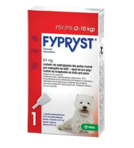 Dog lice and flea treatment, Fyprist 2-10 kg