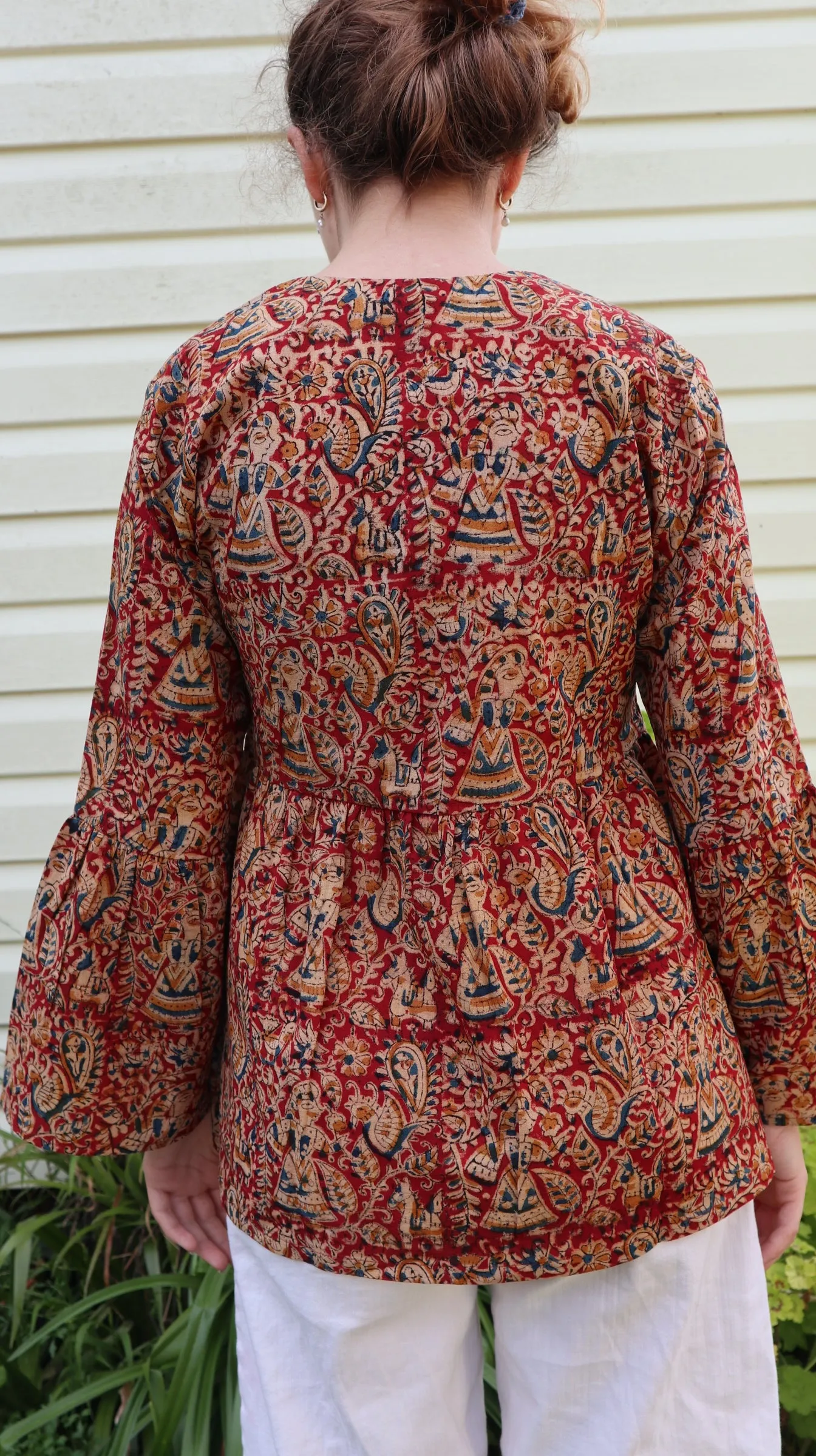 Fair Trade Bell Sleeve Square Neck Amelia Design