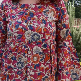 Fair Trade Bell Sleeve Square Neck Mia Design