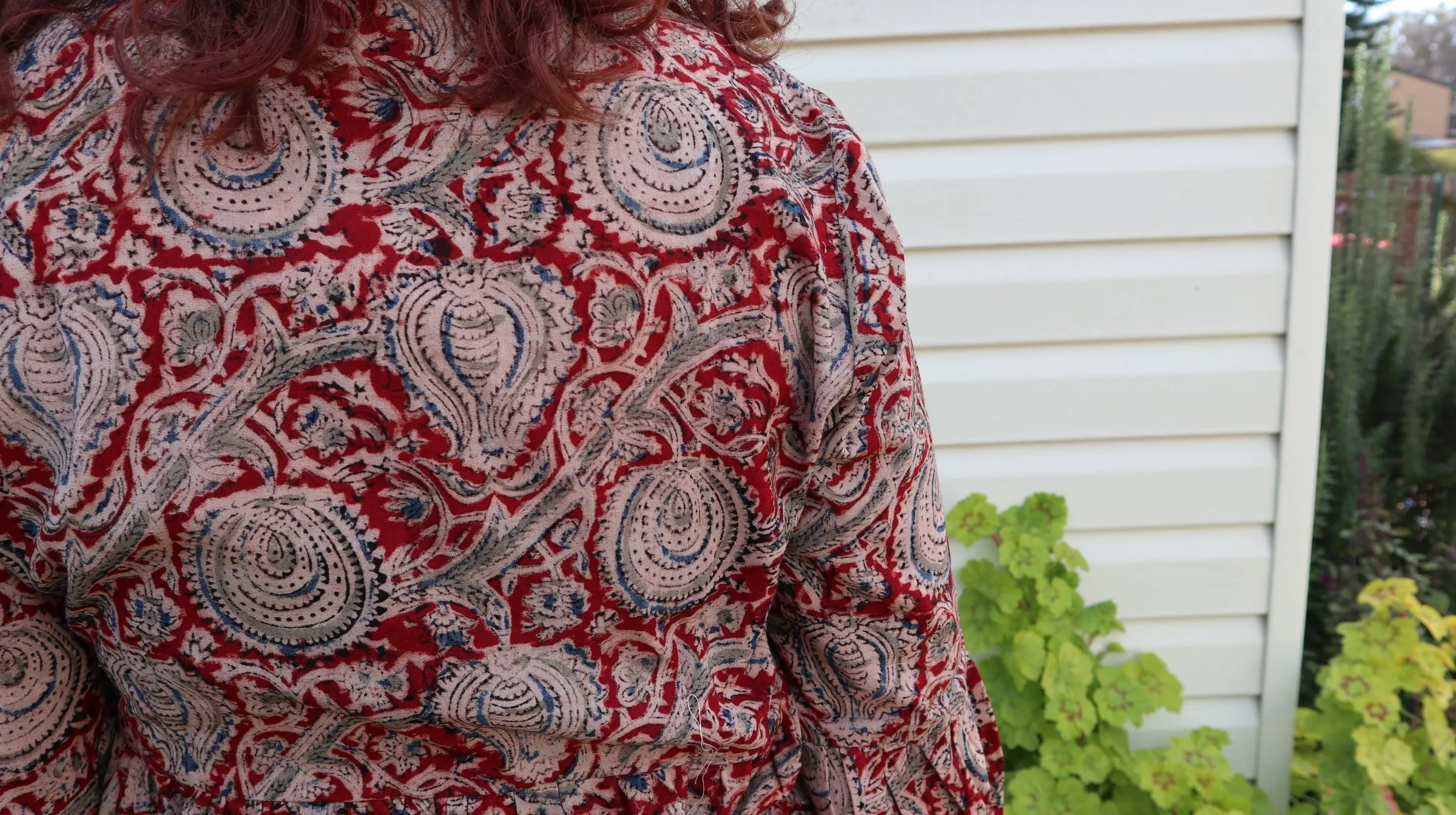 Fair Trade Bell Sleeve Square Neck Top Harper Design