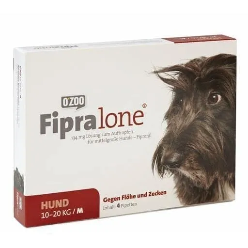 FIPRALONE 134 mg solution to drip for medium-sized dogs