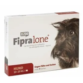 FIPRALONE 134 mg solution to drip for medium-sized dogs