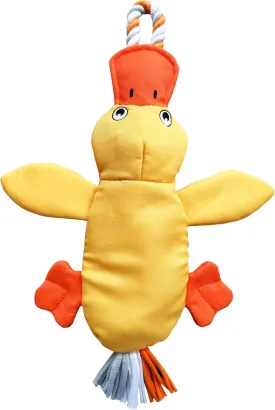 Flirt Pole Replacement Toy - Multi-Sensory Tough Tug Toy for Mighty StrongBite Flirt Pole for Dogs, Teaser Wand Attachment Lure (Duck)