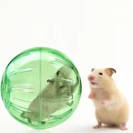 Hamster Exercise Ball, 4 Inch Transparent Guinea Pigs Running Ball, Small Silent Exercise Wheel for Dwarf Hamster Wheel Small Pets, Increase Activity