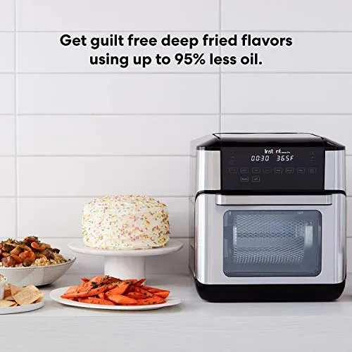 Instant Pot Vortex Pro 9-in-1 Air Fryer, 10 Quart, Air Fry, Roast, Toast, Broil, Bake, Reheat, Dehydrate, Proof & Rotisserie