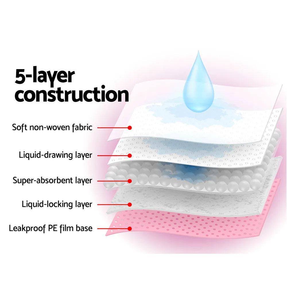 i.Pet Pet Training Pads Puppy Dog Cat Toilet Indoor 60x60cm Super Absorbent