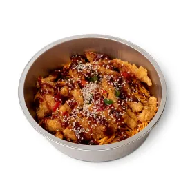 Kung Po Style Chicken Noodles