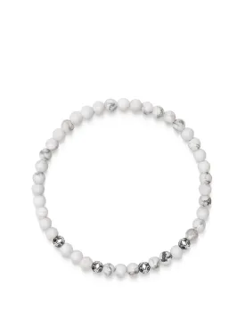 Men's Wristband with Howlite
