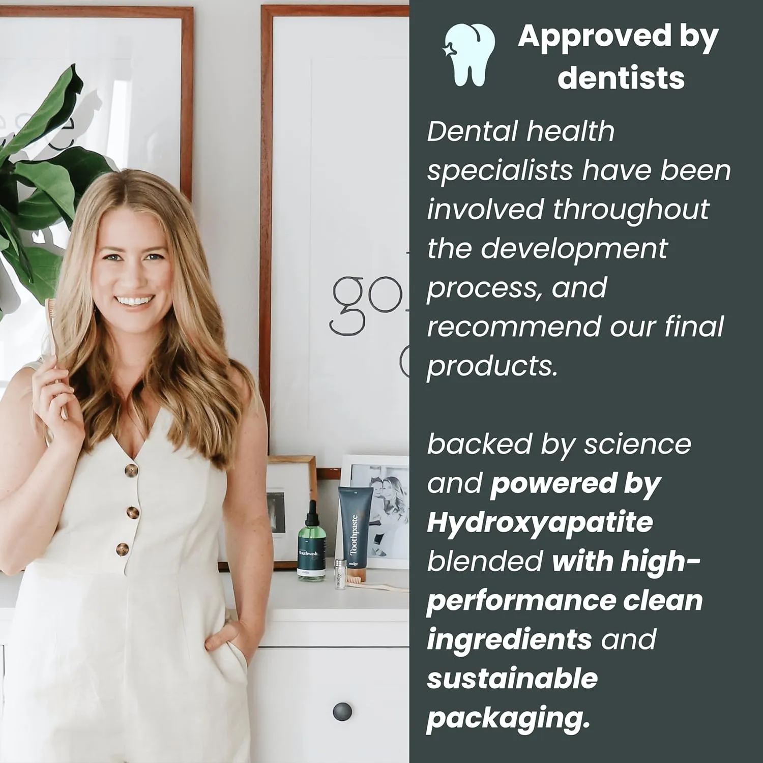 Nudge 10% Nano Hydroxyapatite Toothpaste, Vitamin E, Fluoride-Free, SLS Free, Helps Remineralize, Supports Enamel Integrity, Plaque Control, Ideal for Sensitive Teeth and Dry Mouth, Watermelon, 4 oz