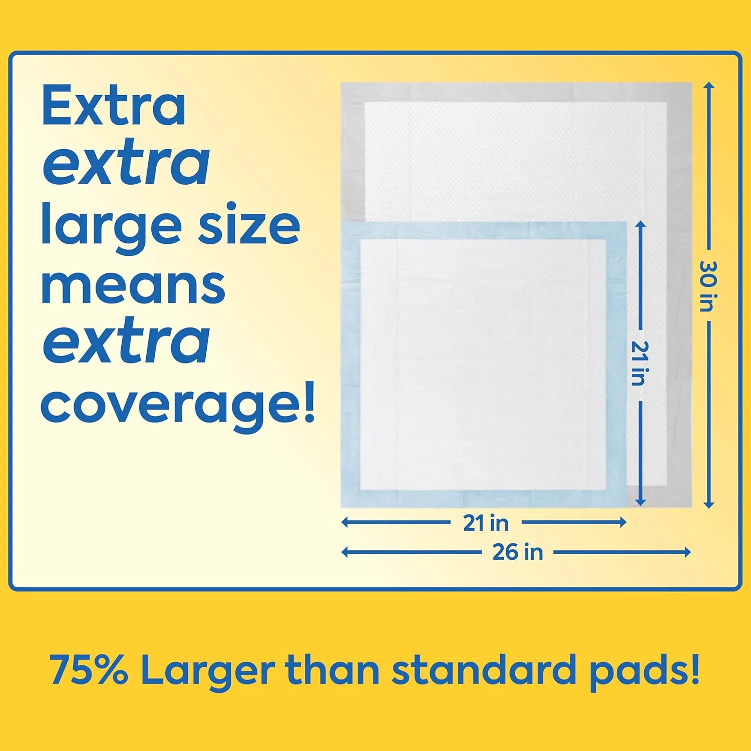 OUT! Petcare Puppy Pads XXL, Heavy Duty, Leak Proof Pee Pads for Dogs, Potty Training & Housebreaking, Puppy Essentials (26"x30", 30 Count)