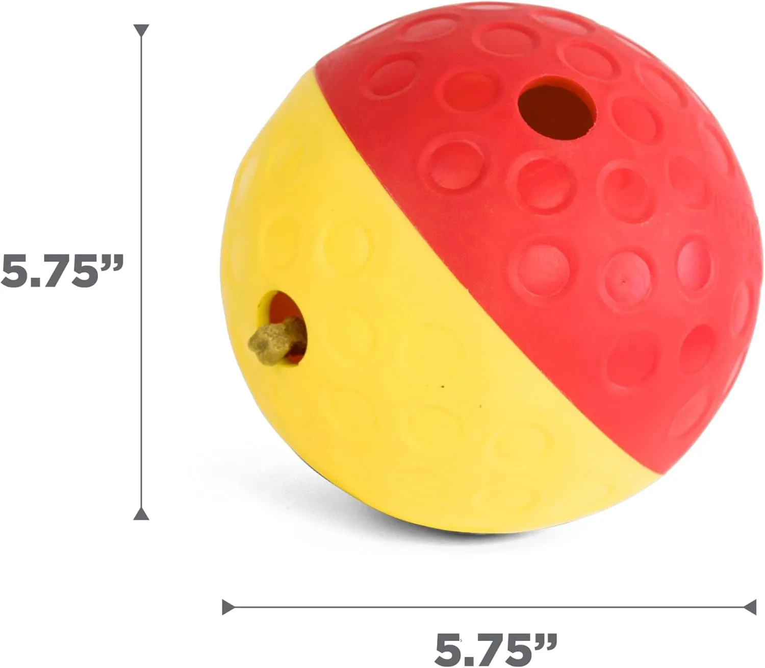 Outward Hound by Nina Ottosson Treat Tumble Interactive Puzzle Ball Dog Toy, Level 1 Beginner, Pink, Large