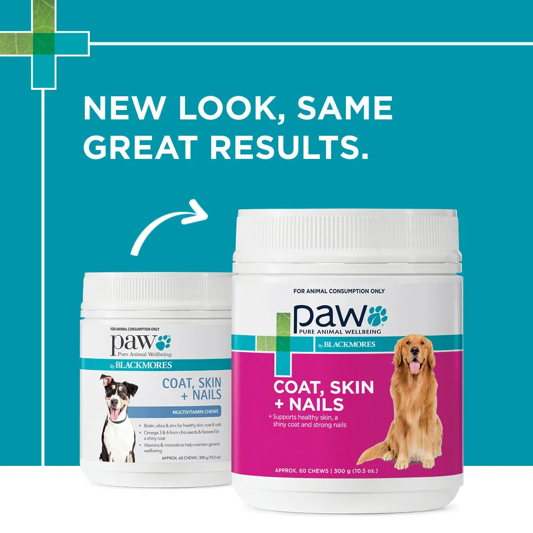 PAW by Blackmores Coat, Skin and Nails Chews for Dogs 300g^^^