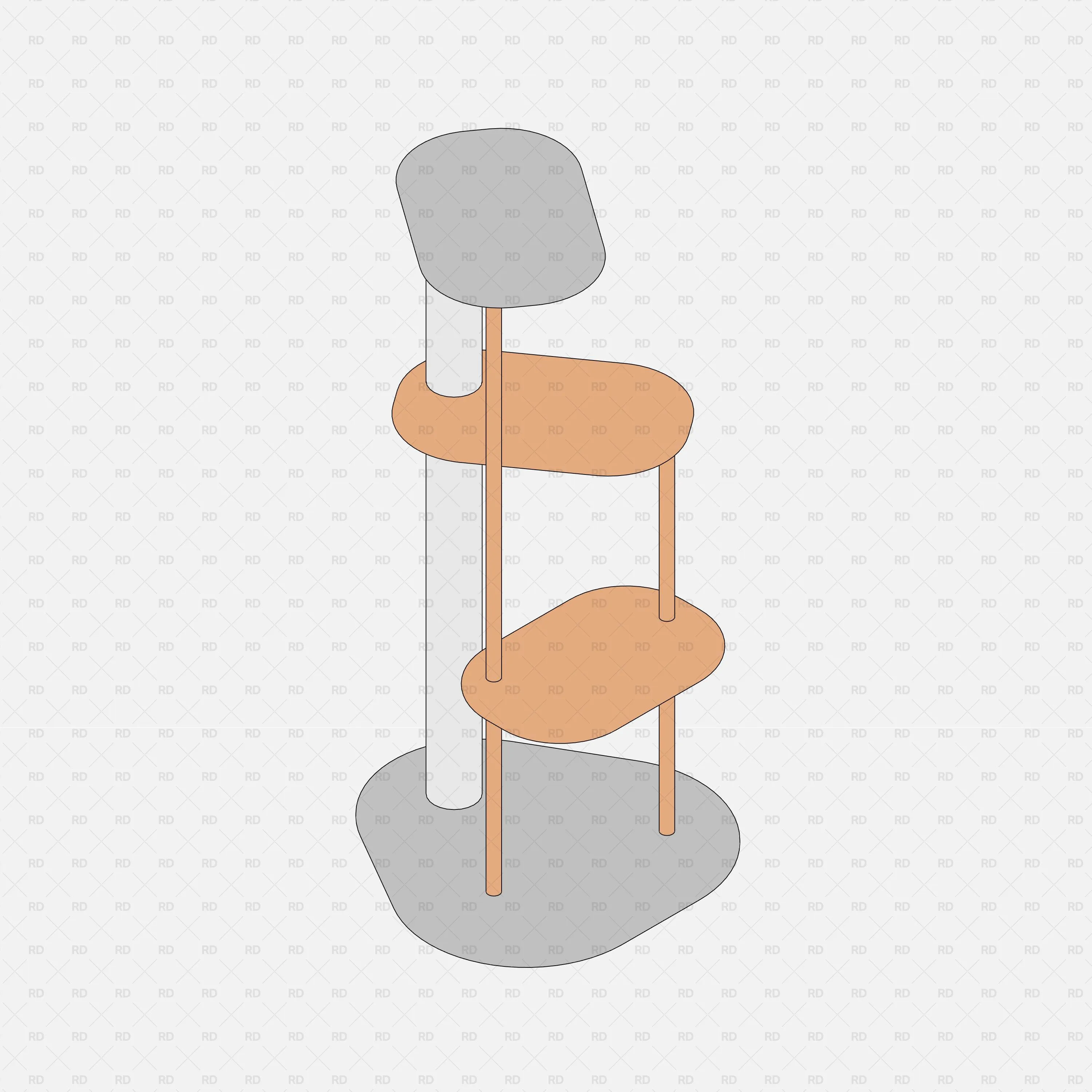 Pets Objects: Cat Climbing Tower