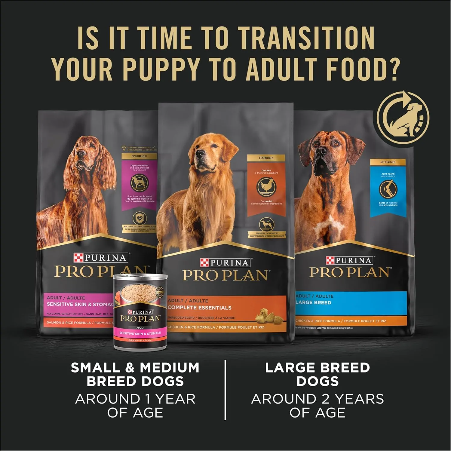 Purina Pro Plan Sport Development 30/20 Chicken and Rice Formula High Protein Dog Food for Puppies - 24 lb. Bag