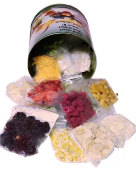 Rainy Day Foods Freeze-Dried Sample Pack 8 oz #10 Can