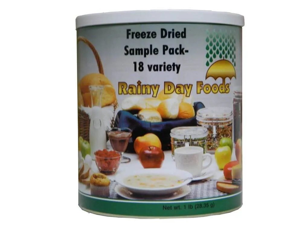 Rainy Day Foods Freeze-Dried Sample Pack 8 oz #10 Can