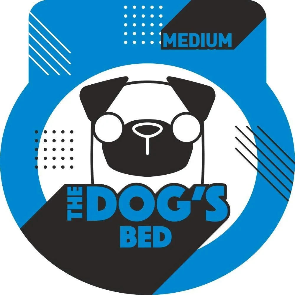 The Dogs Bed, Medium Grey Plush Memory Foam, Pain Relief: Arthritis, Hip & Elbow Dysplasia, Post Surgery, Lameness, Supportive, Calming, Washable Cover, Veterinary Approved