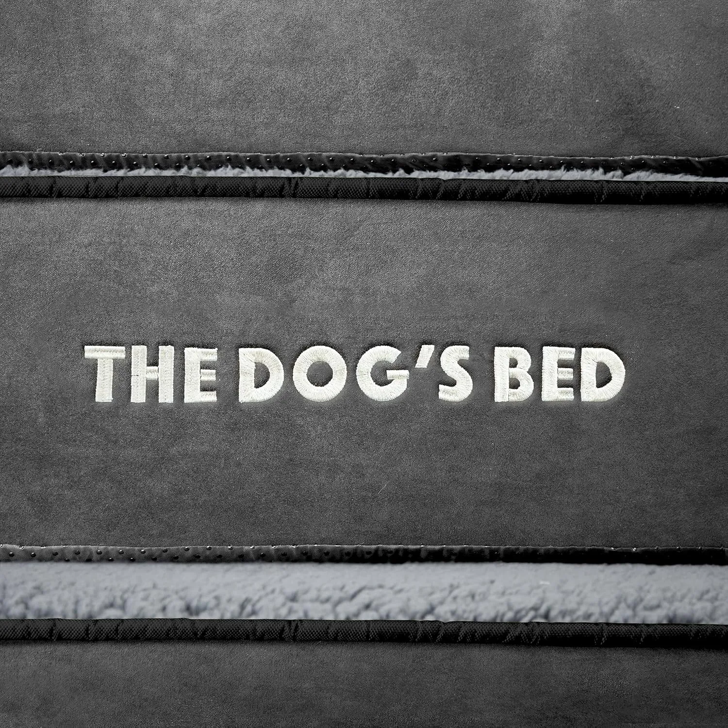 The Dogs Bed, Medium Grey Plush Memory Foam, Pain Relief: Arthritis, Hip & Elbow Dysplasia, Post Surgery, Lameness, Supportive, Calming, Washable Cover, Veterinary Approved