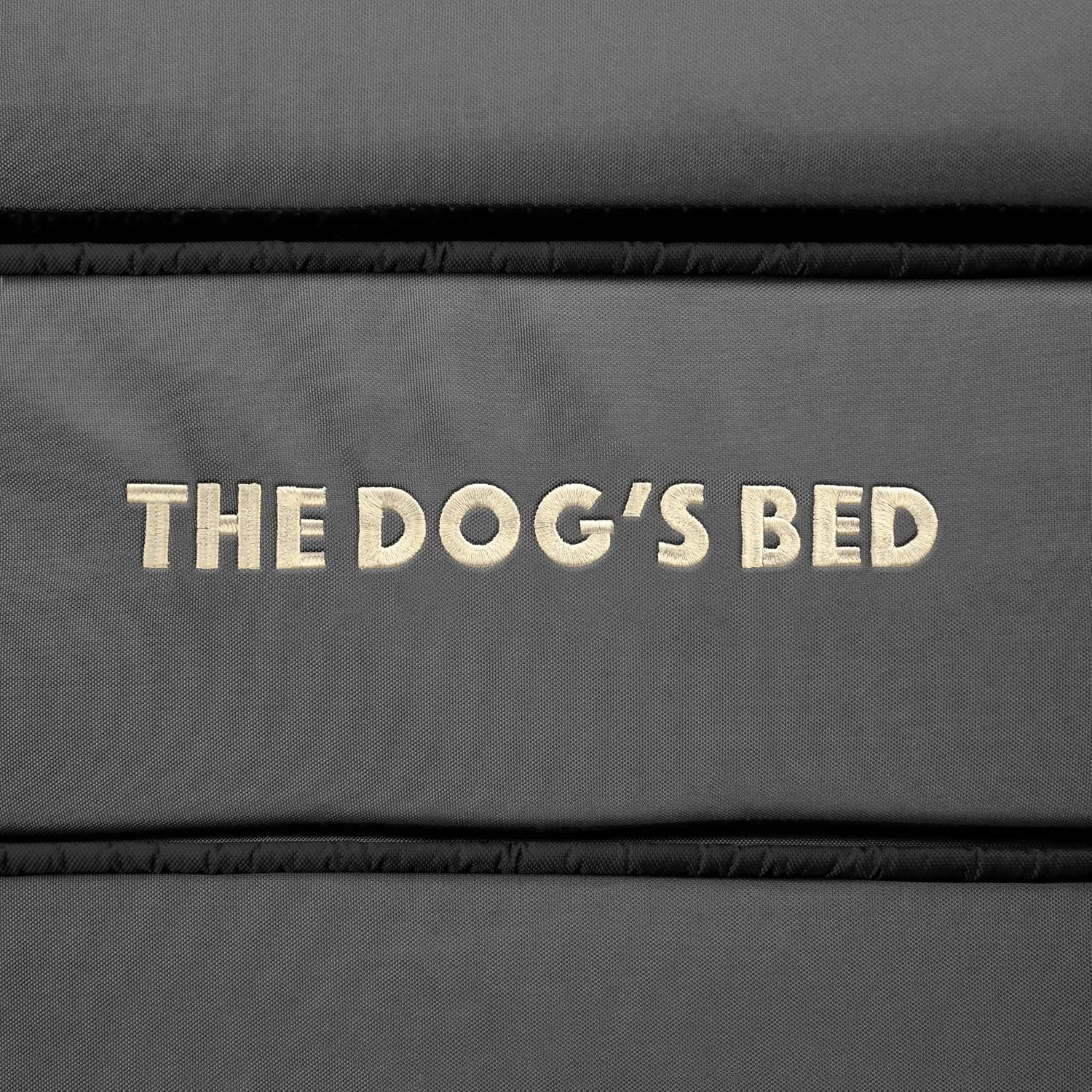 The Dogs Bed Orthopedic Headrest Dog Bed Large Grey/Black 40x25, Memory Foam, Pain Relief: Arthritis, Hip & Elbow Dysplasia, Post Surgery, Lameness, Veterinary Approved, Waterproof Washable Cover
