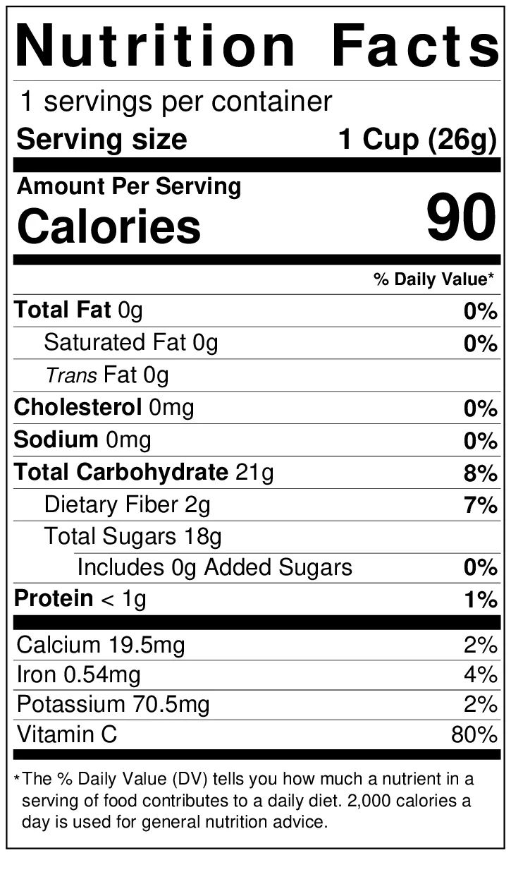 The Rotten Fruit Box Freeze Dried Apple Snack Pouch