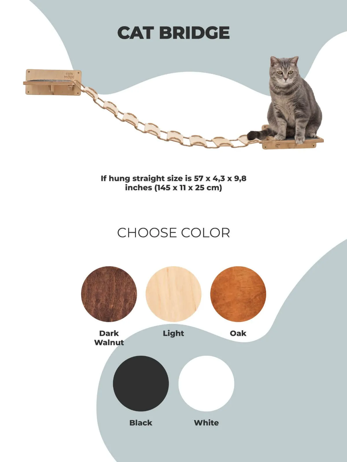 Wall Cat Walk Black