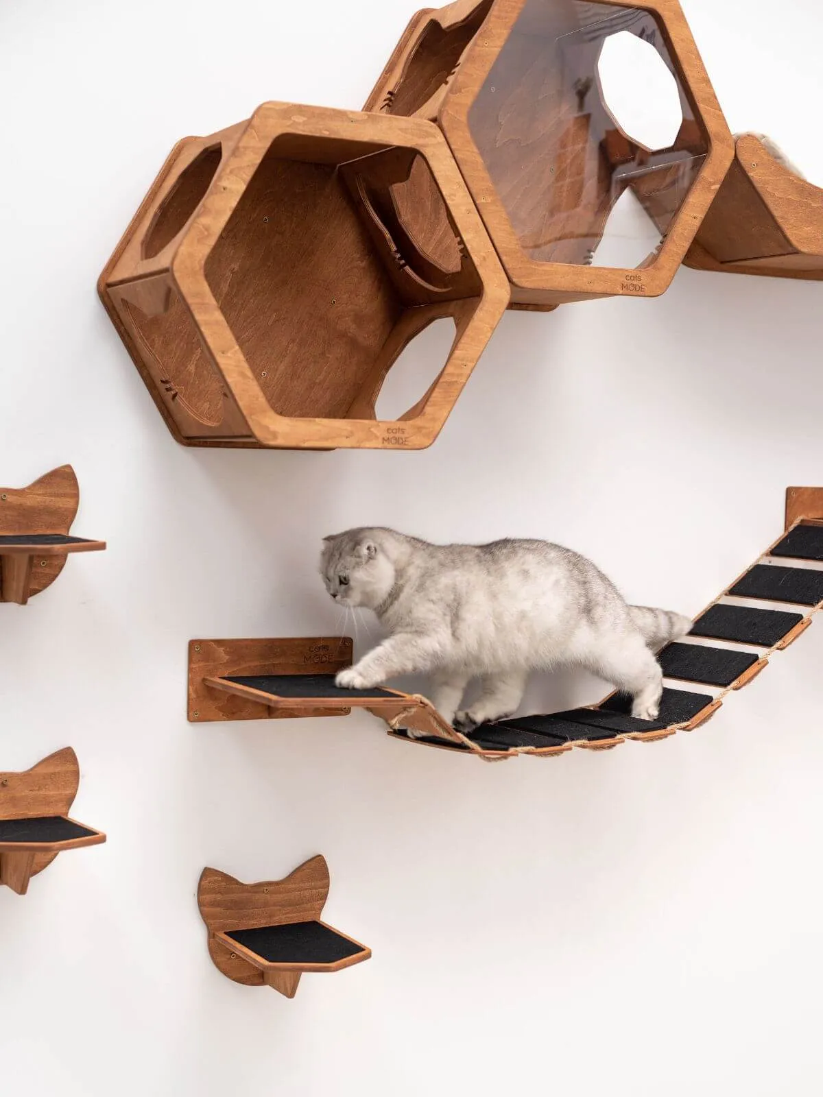 Wall Cat Walk Black