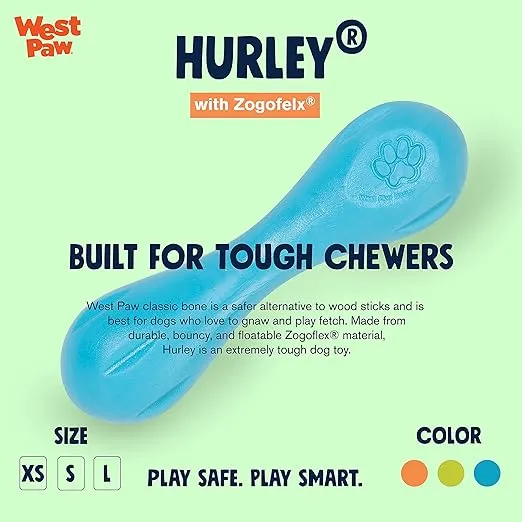 West Paw Zogoflex Hurley Tough Dog Chew Toy